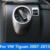 For Volkswagen Tiguan 2007-2014 2015 Matte Head Light Lamp Control Switch Cover Trim Molding Interior Accessories Car Styling
