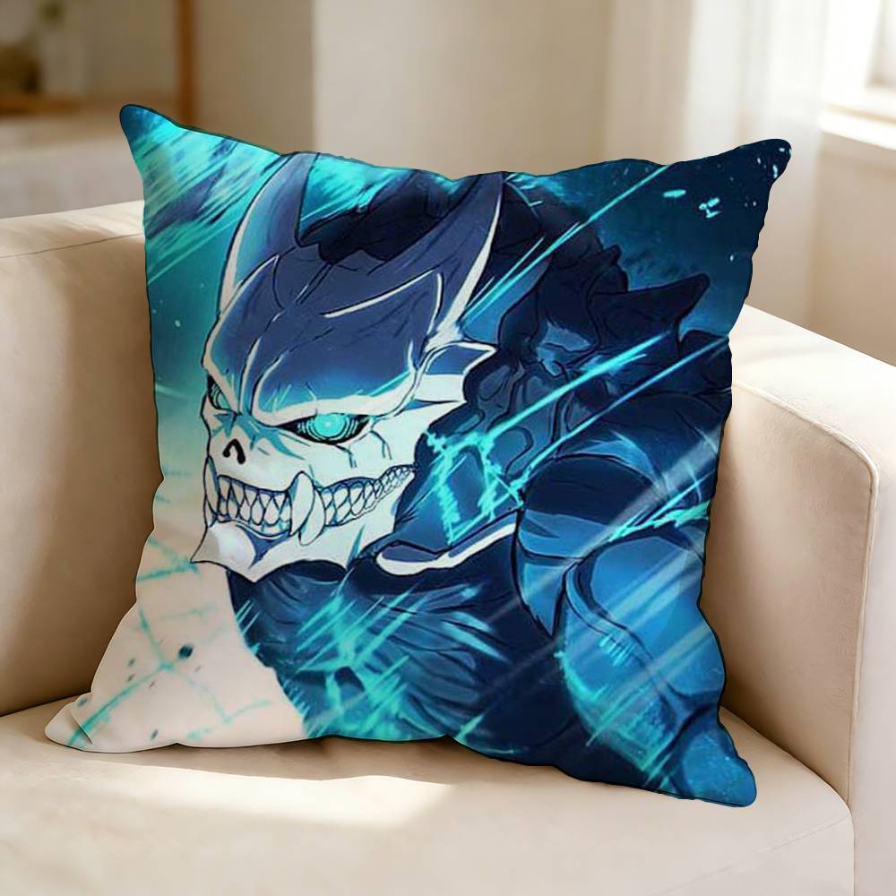 Popular Anime KKaiju NNo Square DoubleSided printed Pillow Case Bedroom Bedside Pillow Sofa Cushion Cover