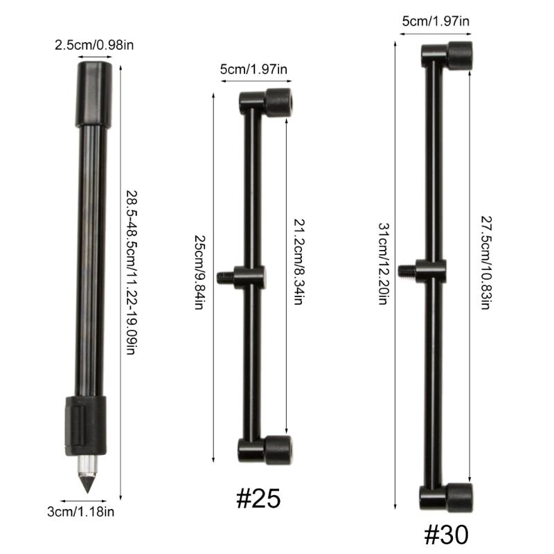 Fishing Banks Rod Holder Replacement Carp Fishing Banks Stick Adjustable Rod Holder Fishing Bankstick Poles Rest