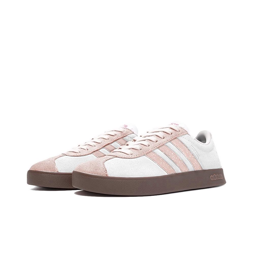 Adidas Neo Slip Resistant Abrasion Resistant Low top Skateboard Shoes Unisex Pink White HQ1802(Team676-)