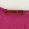Vivienne Tam Knee-Length Dress with Poncho Sleeves/Size 0/Pink/(USED)