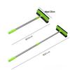 Dual-Sided Window Squeegee with Detachable, Extended Handle