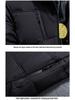 Men's Winter Hooded Cotton Jacket - Short, Thickened, and Warm Casual Outerwear