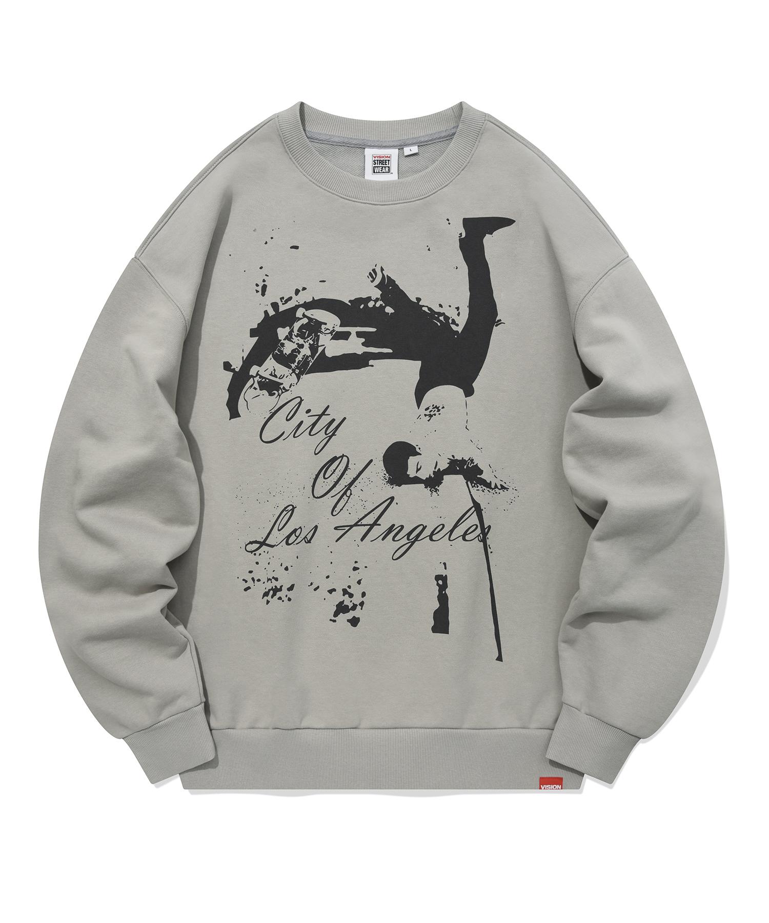 Vision Streetwear Vsw Упал Свитшот Теплый Серый L