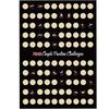 Cross-Border Lovers Scratch-Off Poster: 100 Poses Challenge for Couples
