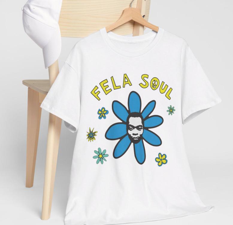 Fela Soul De La Soul band Men T-shirt Yellow Unisex S