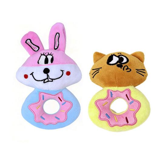 Squeaky Dog Chew Toy for Small Medium Large Dogs Soft Stuffed Cartoon