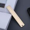 W89C 15cm Brass Straight Ruler Cartography Painting Measuring Student