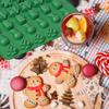 Weihnachts-Silikonform für Schokolade, 5-in-1, BPA-frei, für Kekse, Backformen, Süßigkeiten und Fudge