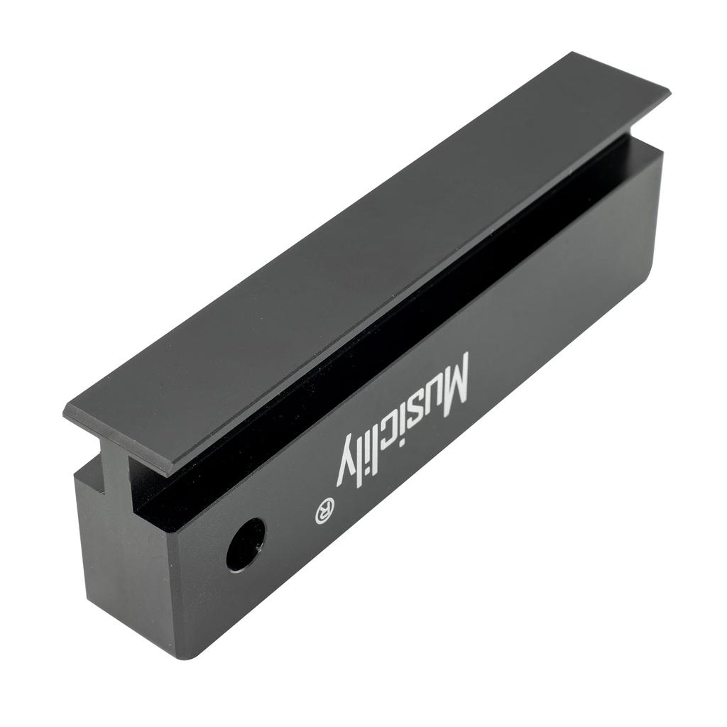 Musiclily Pro 4.5-inch Aluminum Fret Beam Leveling File Bar Fret Polishing Tool for Electric GuitarBass Repair and Maintenance