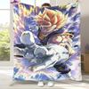 Anime D-Dragon Ball Game Cartoon Flannel Blanket,Ultra Soft Warm Plush Throw for Home Bedroom Bed Sofa Cover Office Camping