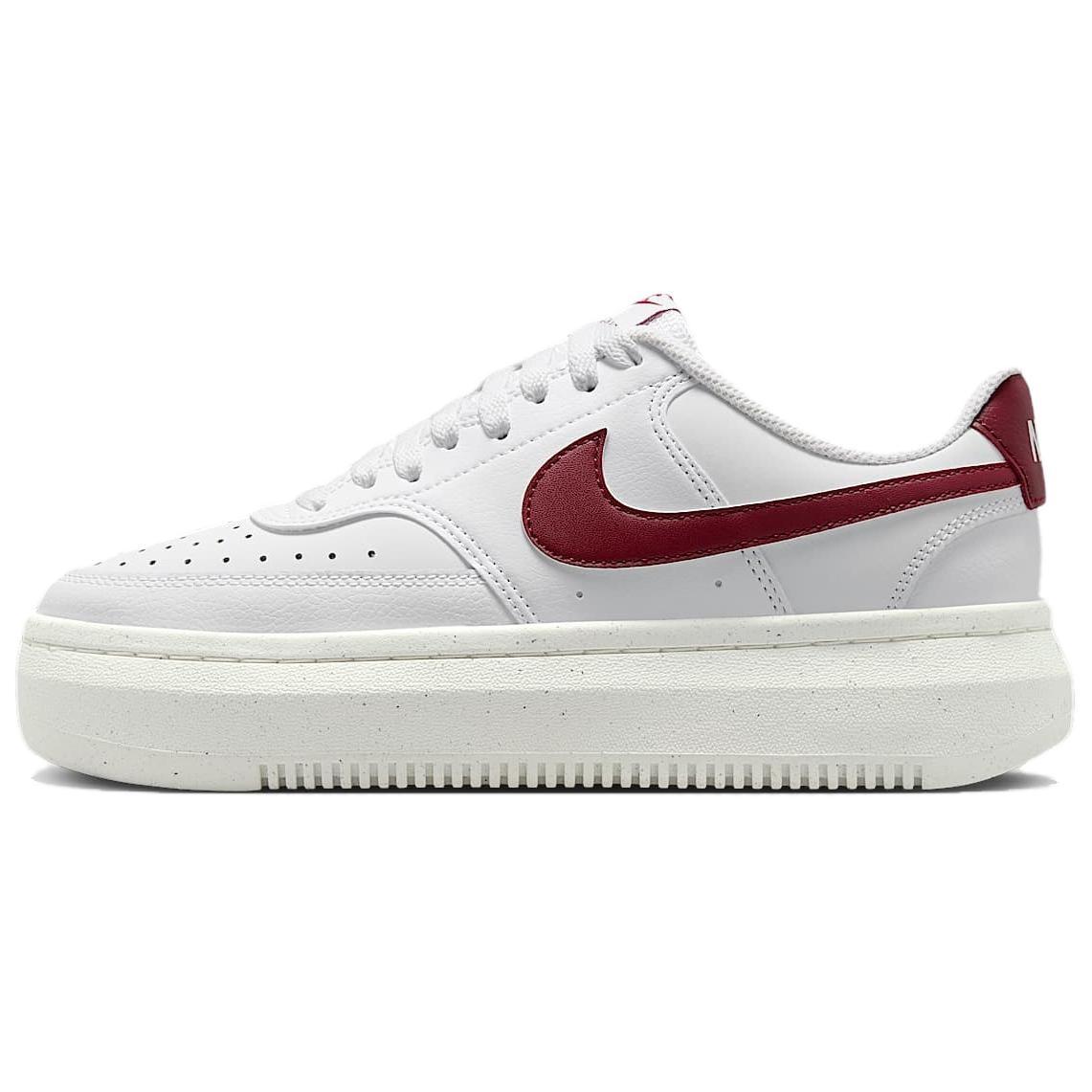 (WMNS) Nike Court Vision Alta White Team Red Women s DZ5394-103 EU 38.5