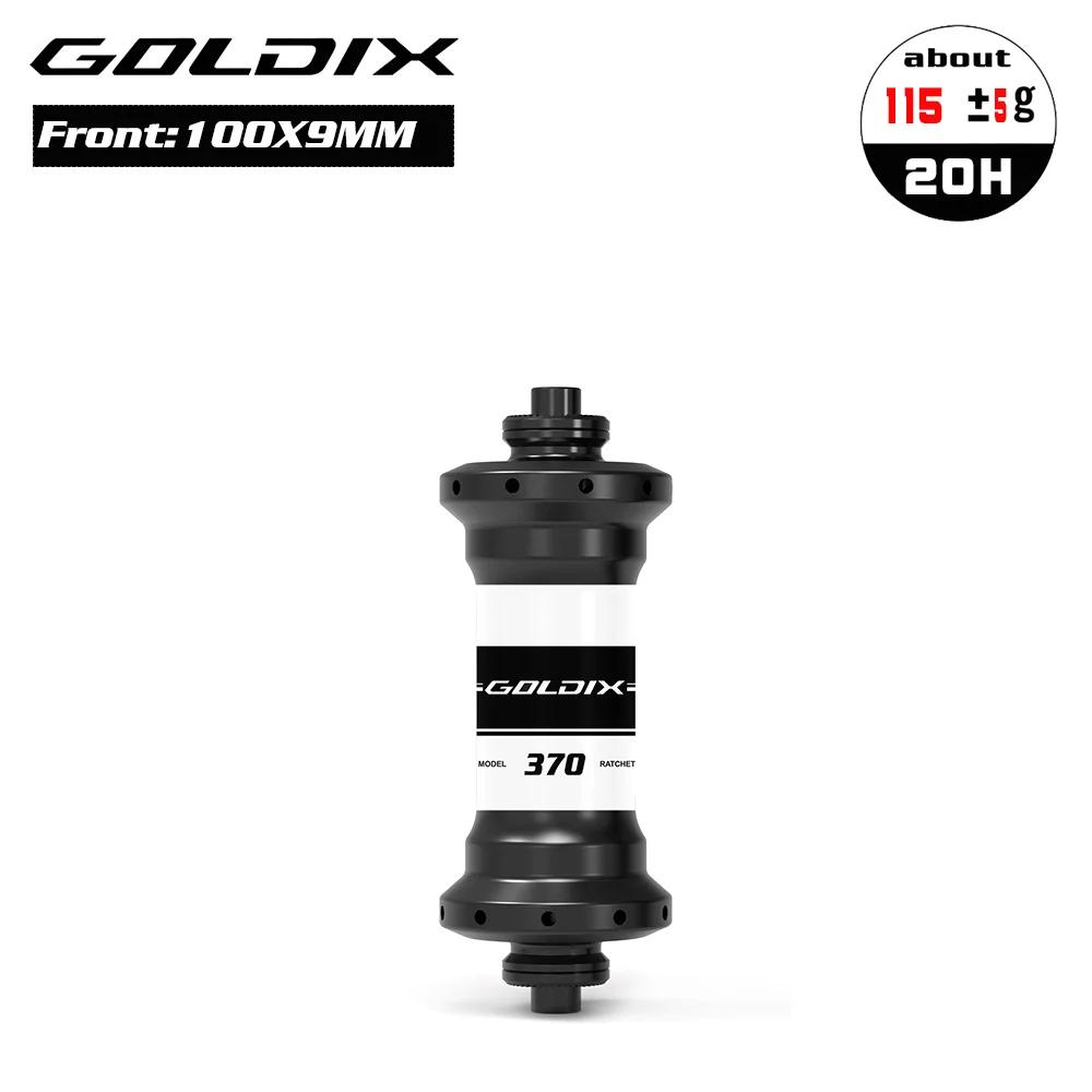 Goldix 370 Road Bike Hub Rim Brakes Star Ratchet 36T 20 24 Hole Hub Straight Pull Noisy K7 Cube Central Locking For Shimano Sram