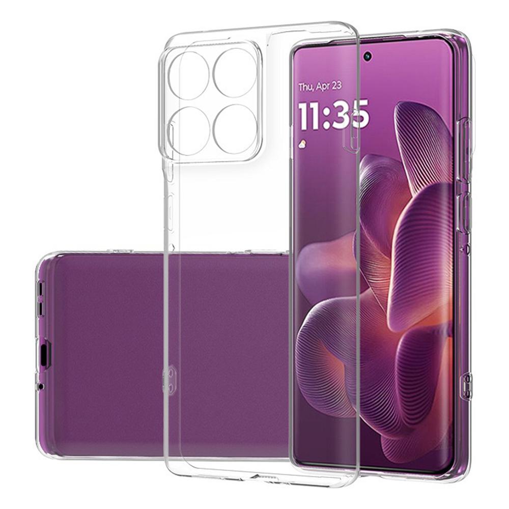 

For Motorola Edge 60 5G/Edge 60 Fusion 5G Back Cover Ultra Thin Flexible TPU Clear Phone Case As Shown A