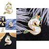 Adorable Cartoon White Dragon Enamel Pin Creative Anime Badge Unique Metal Accessory