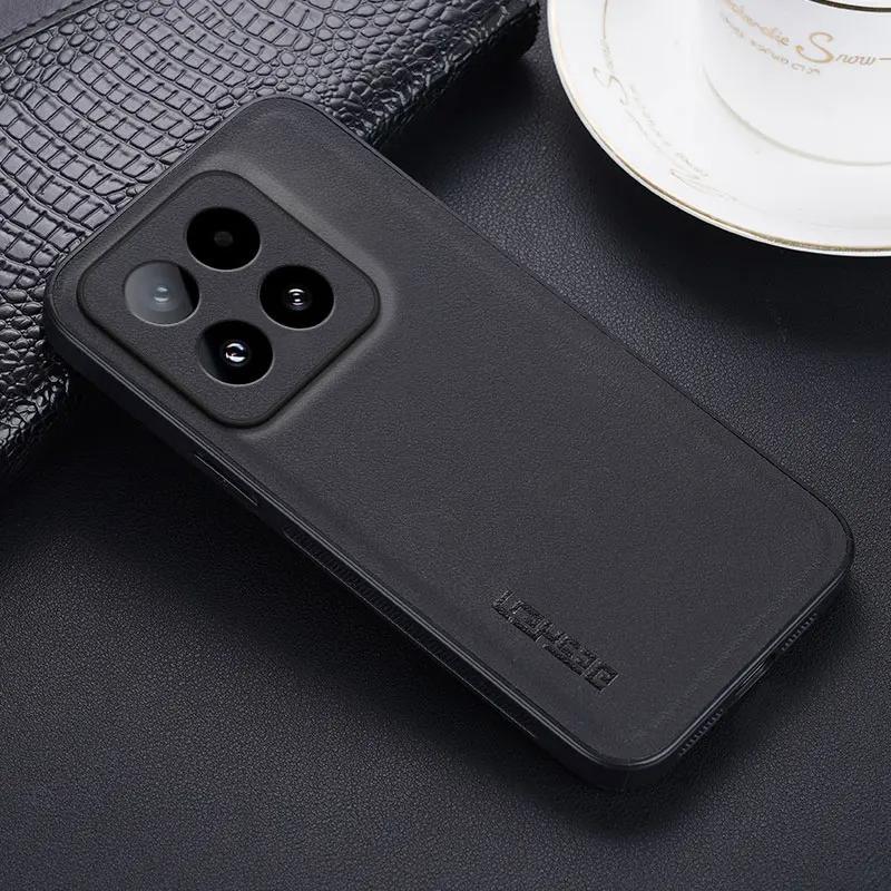 

Чехол для Xiaomi 15T 15TPro из углеволокна и искусственной кожи, противоударный чехол для Xiaomi 15T Pro, мягкий бампер для телефона с защитой от ударов Xiaomi 15T чёрный