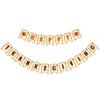 Uni Happy Thanksgiving Banner Fall Thanksgiving Decorations for Mantle Fireplace Fall Decor Pumpkin Turkey Bunting Sign for Indoor Outdoor Party