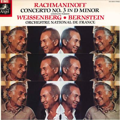 LP Record ALEXIS WEISSENBERG LEONARD BERNSTE  Rachmaninoff Piano Concerto No.3 I EAC90040 ANGEL  Japan Obi Classical Used