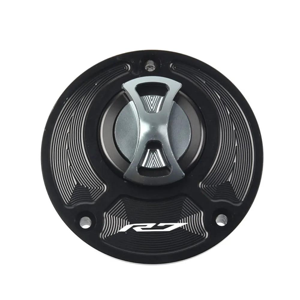 For YAMAHA YZF R1 R1M R7 R6 R15 R15M R3 Fuel Gas Tank Cover Quick Release Rotate Aluminum Oil Cap Racing Motorcycle Accessories