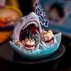 6.5cm Anime Dragon Ball Kid Goku with Kuririn Swimming Training Son Goku PVC Statue Action Figures Collectible Model Toys Gifts