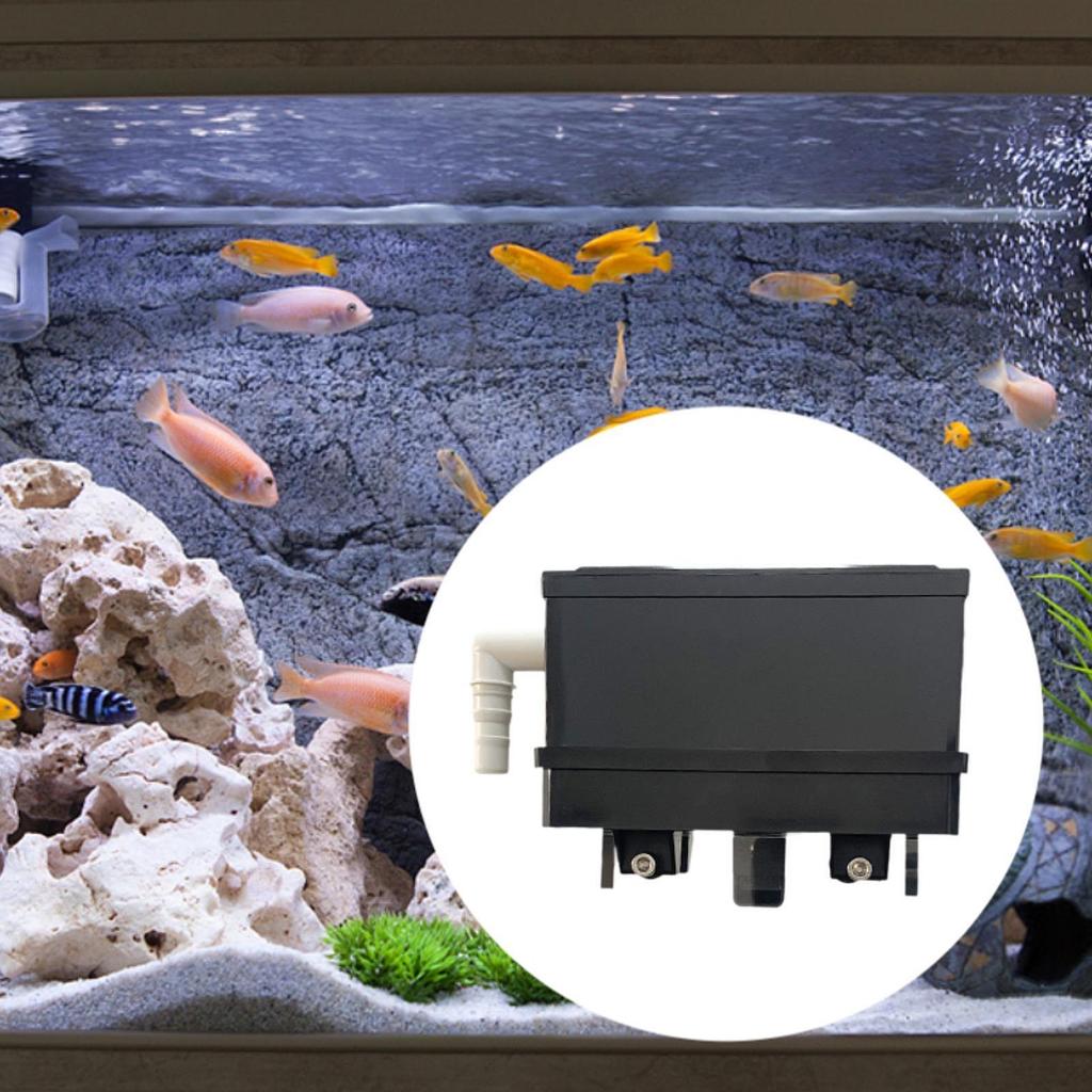 Aquarium Hang on Filter Box Accessory for Small Fish Tank Turtle Tank External Filtration Box