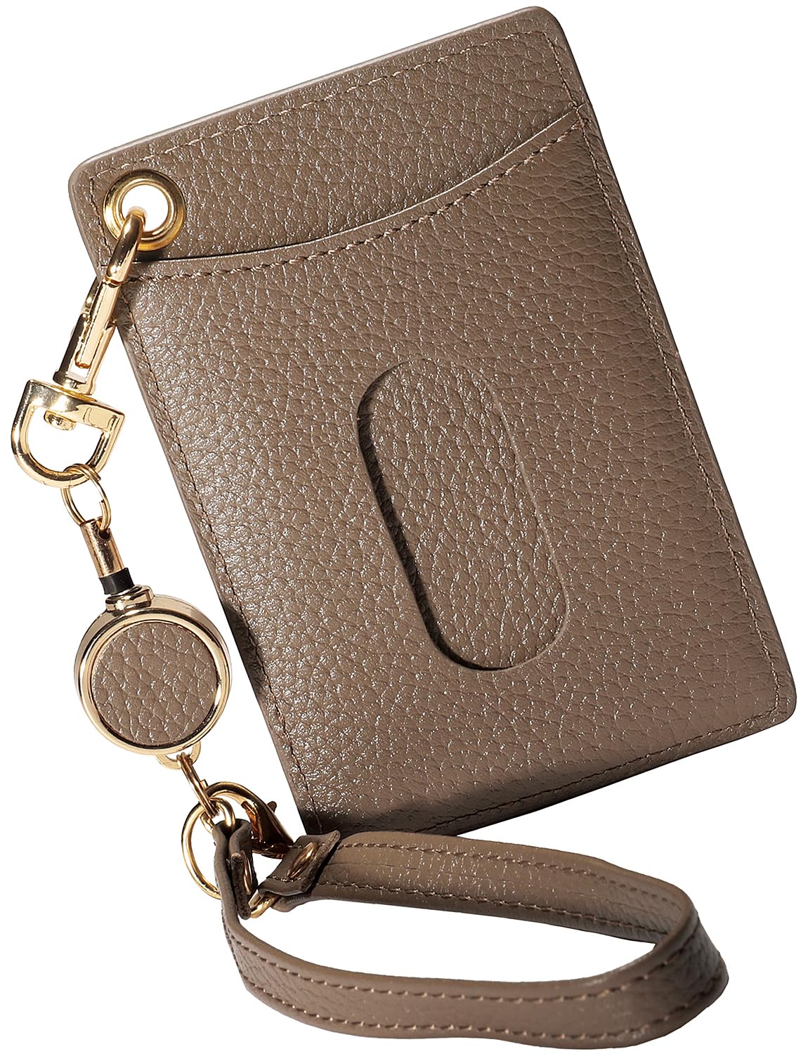 

Чехол для проездного из натуральной кожи с эластичным чехлом для IC-карты PC3 [BLUE SINCERE] Катушка, Женский, Кожаный, 2 штуки, Двусторонний, Ремешок, / (Этуп)