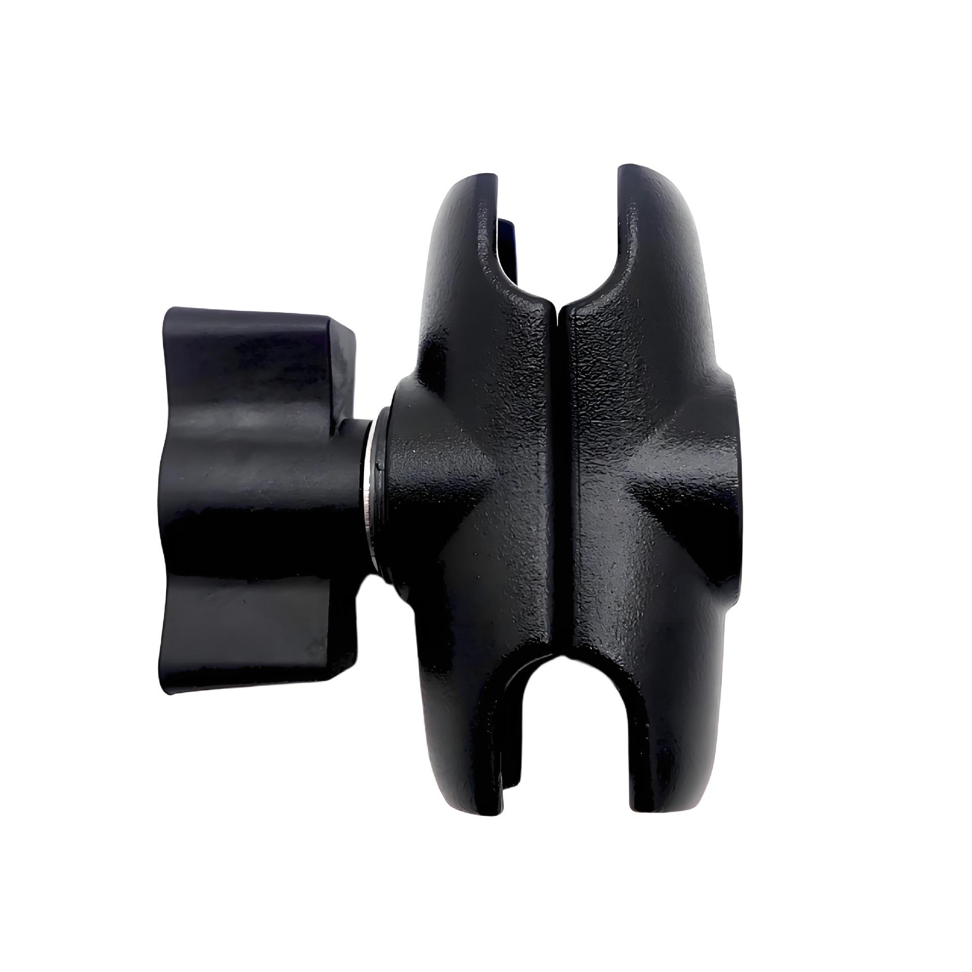 6CM Aluminum Alloy Motorcycle Bracket with 1-Inch Ball Head and Universal Clamp Arm 61*56 mm