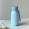 Ins High-value Female Straw Thermos Cup Student Stainless Steel Simple Niche Non-collision Cartoon Portable Thermos Cup