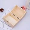 Plain Wooden Box Wooden Arched Hinged Storage Boxes Craft