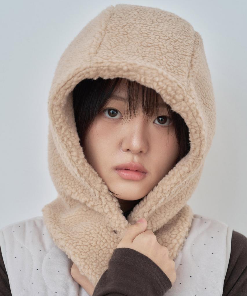 KIJIKO Ke903-Boucle Balaclava Beige