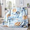 Custom Name Bluey Theme Printed Blanket - Perfect for Couch, Bed, Travel & Outdoor Use | Machine Washable, Cozy & Durable.