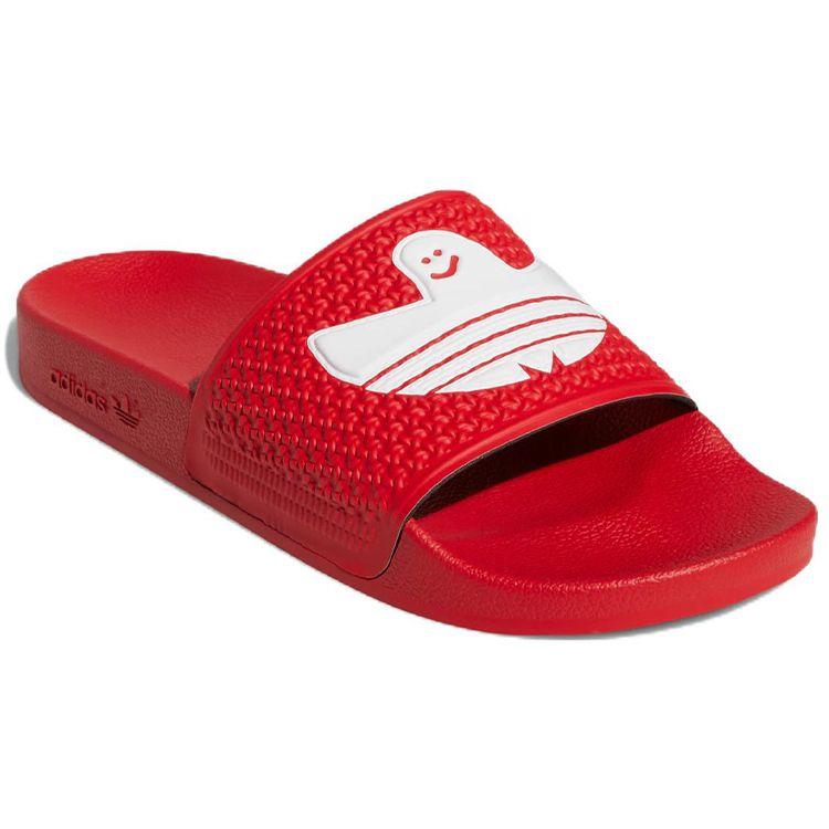 Adidas Shmoofoil Slide Scarlet Unisex Αθλητικά Παπούτσια Κόκκινο Λευκό του Νέφους GY6943
