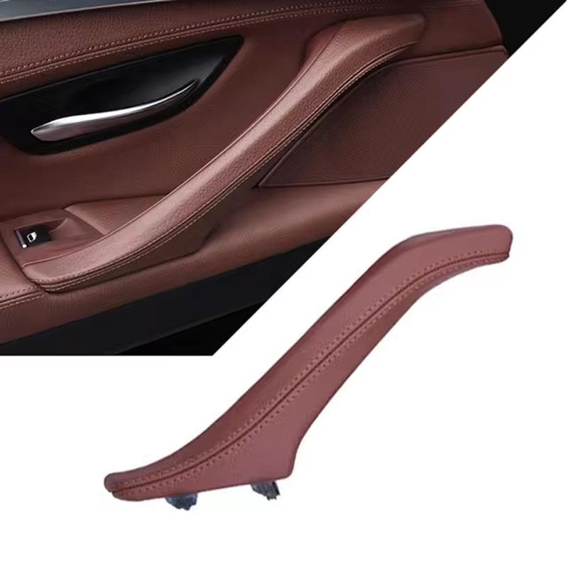 Compatible Interior Door Leather Handle for 2010-2017 BMW 5 Series F10/F11/F18 520i/523i