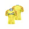 Neues Sommer-Fußballtrikot für Herren mit 3D-Digitaldruck, Lockerer Schnitt, Atmungsaktiv, Schnelltrocknend, Kurzarm Sport-Trainingsshirt