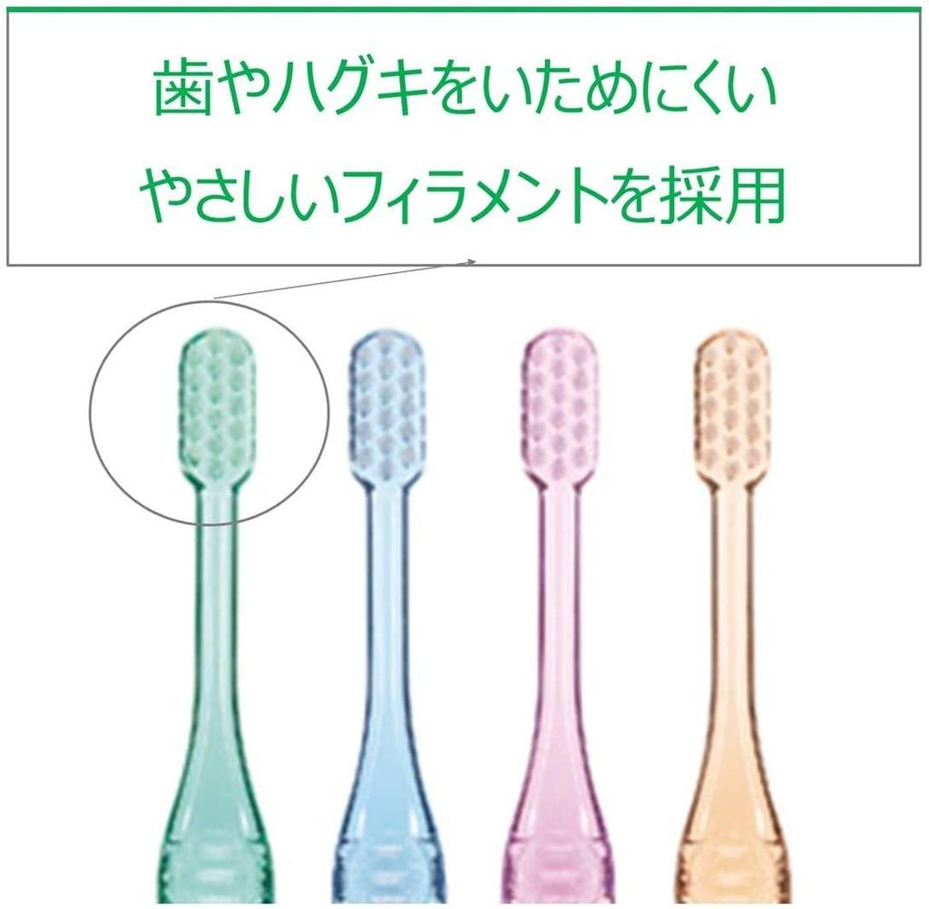 GUM Toothbrush Finishing Ages Bonus Bulk Purchase for Children Not Available Children's #66 [For Brushing, 0+, Soft] 6-Pack + Gift, Colors [Used]