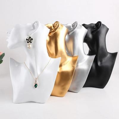 Resin Jewelry Pendant Necklace Mannequin Display Bust for Earring Holder Display Window Display Rack