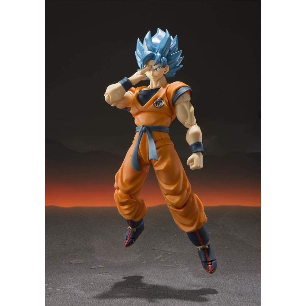 TAMASHII NATIONS S.H. Figuarts Dragon Ball Super Saiyan God Super Saiyan Goku 140mm Painted Action Figure ABS PVC