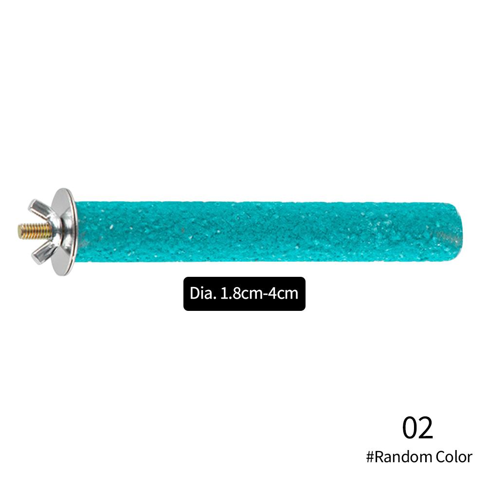 1pc Parrot Toys Cage Bird Perch Parrot Stand Platform Chew Toy Paw Grinding Pet Toys For Parakeet Birds Cage Accessories Supply