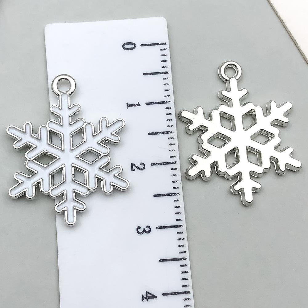 20-Piece Christmas Oil Drop Jewelry Set: Santa, Snowman, Bell, Elk Bracelets & Pendants