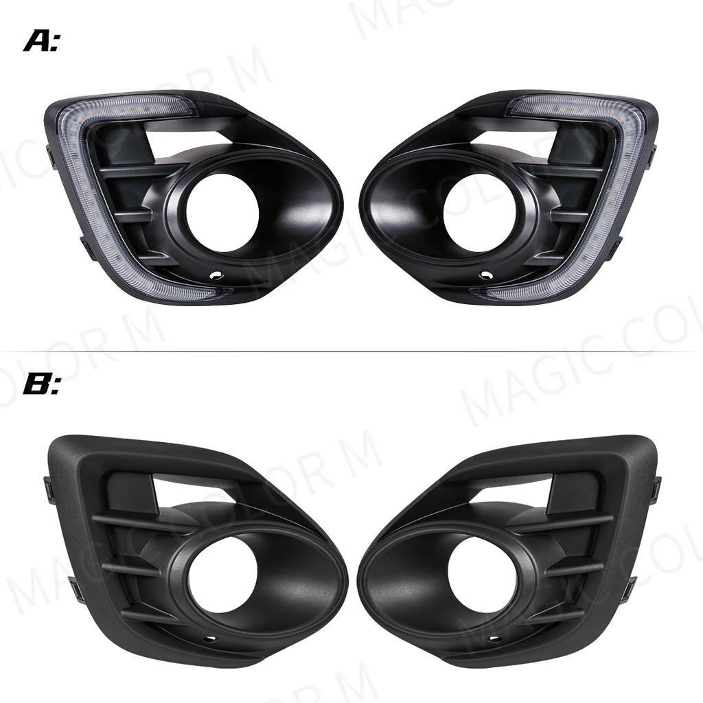 DLAA For Mitsubishi Lancer 2015 2016 2017 Car Fog Lamps Daytime Running Lights DRL Front Bumper Headlights Daylight Covers Wires