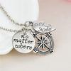 Pendant Necklace Mother Daughter Girls Jewelry Gift Chain Fashionable Choker Engagement Wedding Birthday Accessories