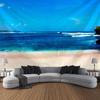 Beach Sunset Scenery Tapestry Wall Hanging Bohemian Calico Tapestry Home Wall Decor Bedroom Decor