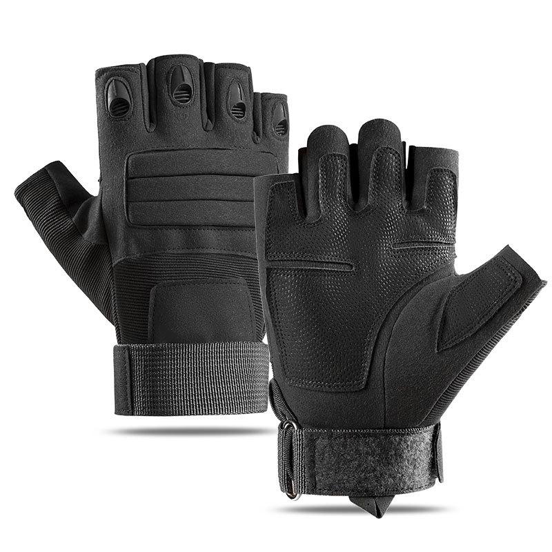 Outdoor gloves half finger non-slip wear-resistant tactical gloves full finger touch screen sports riding protection