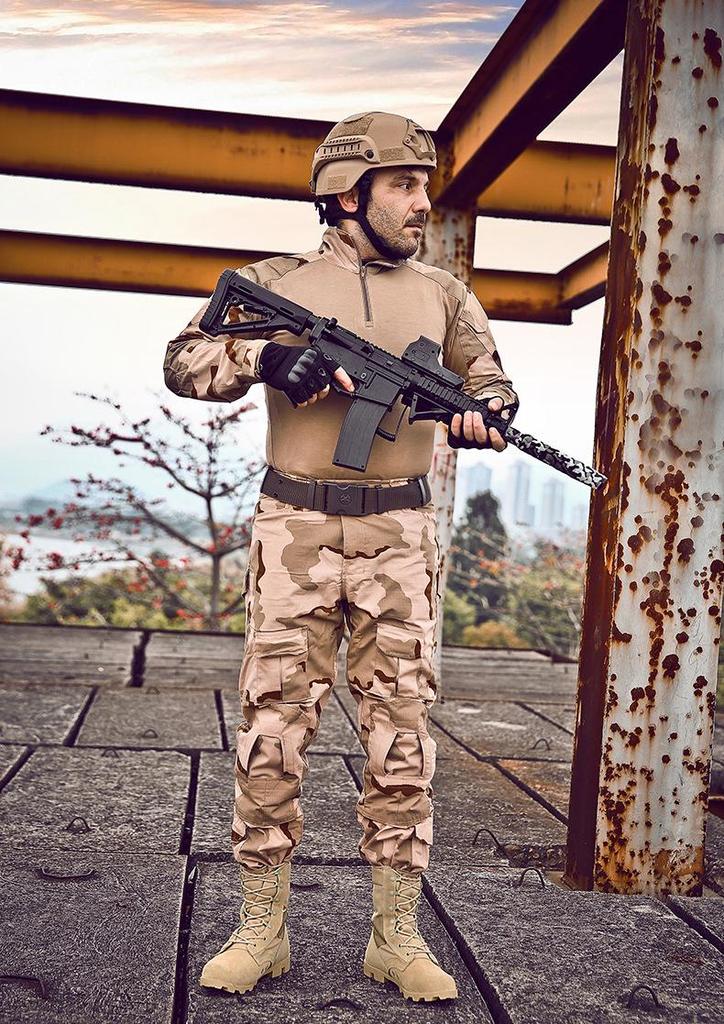 High-Top Tactical Military Combat Boots for Outdoor Hiking and Off-Road Sports