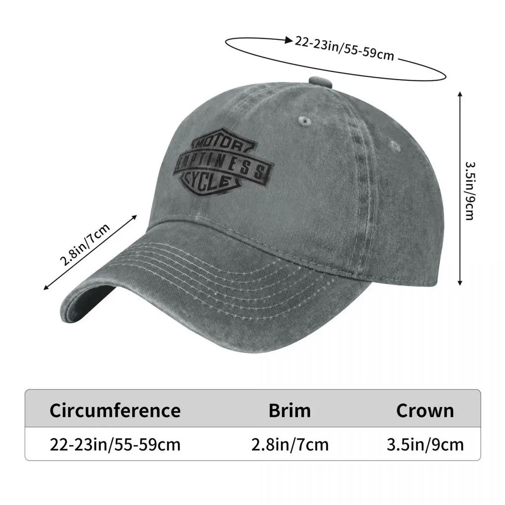 Vintage Unisexic Street Preachers Motorcycle Emptiness Baseball Caps Unisex Women Distressed Cotton Headwear Running Gollff Hats Cap