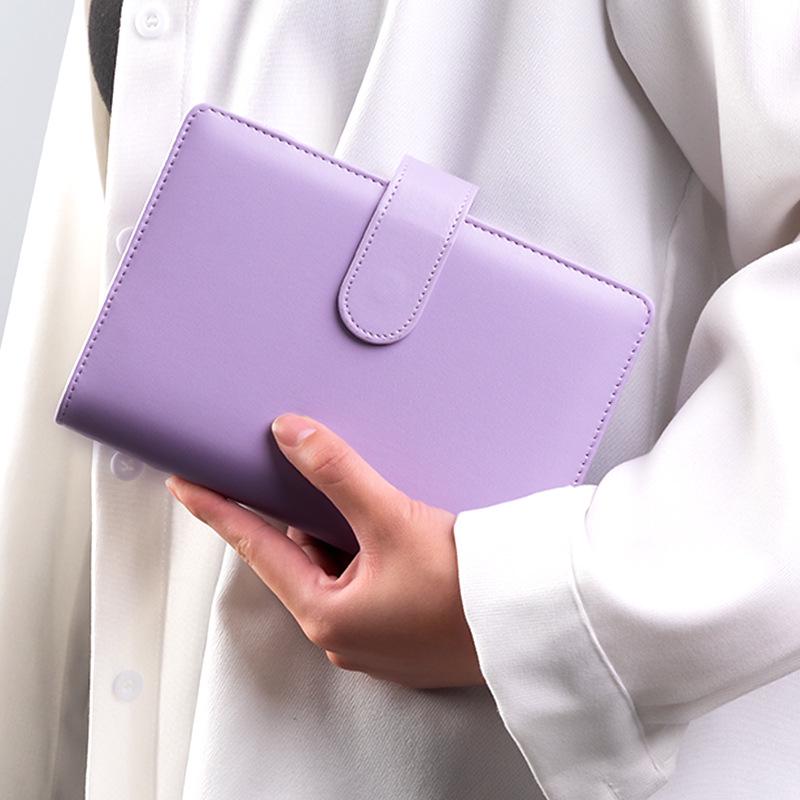 Macaron A6 PU Leather Binder & Cash Budget Notebook