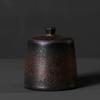 Creative Gilded Ceramic Sealed Jar Home Storage Jar Vintage Coffee Bean Candy Jar Storage Container Tabletop Ornament Home Decor