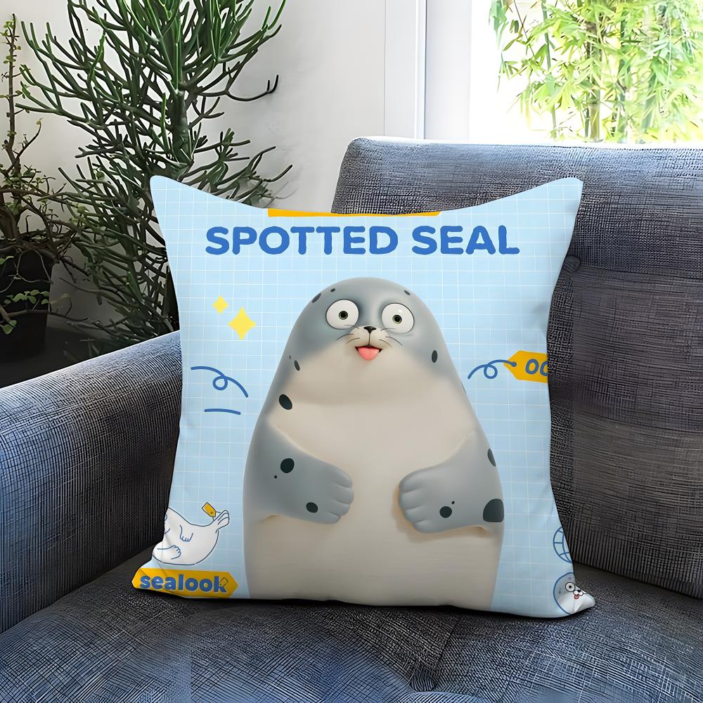 POPULAR SSSEALOOKS Cushion Cover Comfortable Reversible Pillow Cover Ideal for Car Sofa Bedroom & Beyond