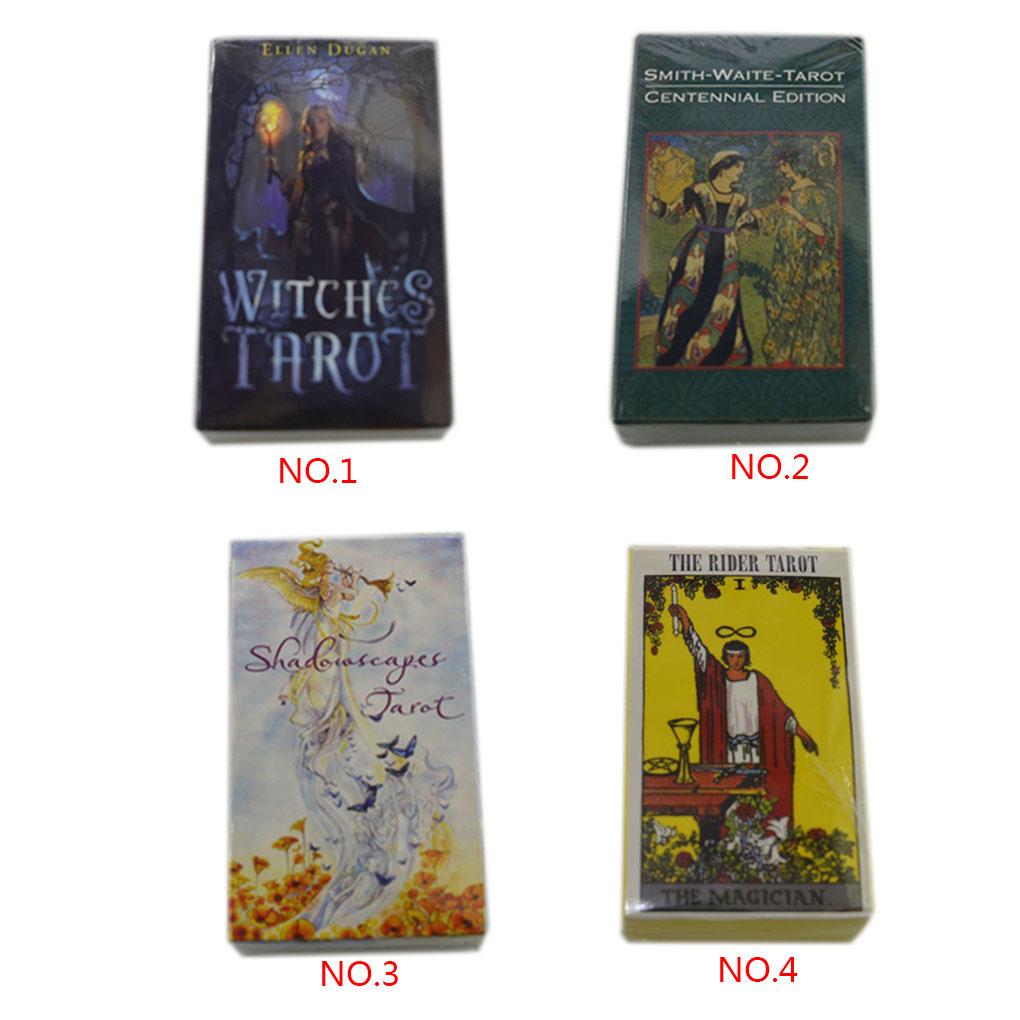 78Pcs Rider Waite Tarot Deck Cards English Full Version Commemorative Edition