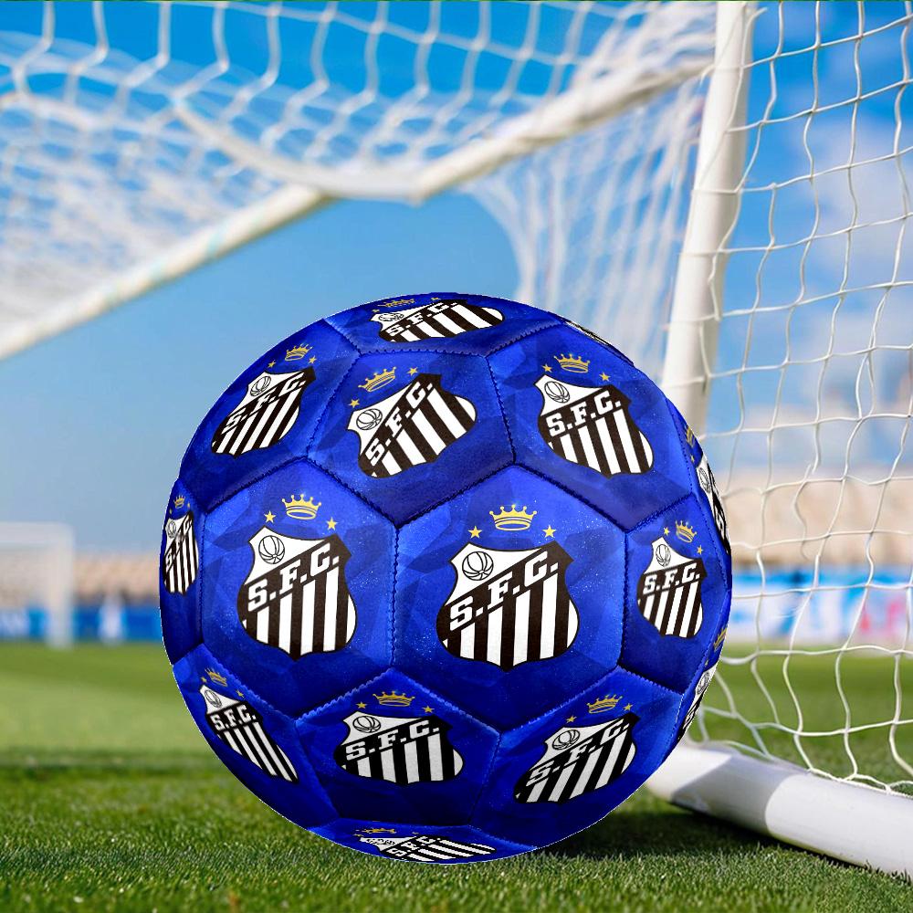 Sport Club Football Crest Printed Size 5 Soccer Balls, Anti-Slip, Protective Football, Outdoor Sport, a Unique Gift Suitable for him/her, Birthday